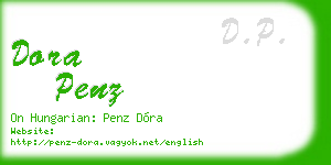 dora penz business card